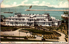 Vintage C 1905 The Pavilion Kingston Dun Laoghaire Dublin Ireland Irish Postcard picture