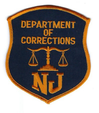 State of New Jersey NJ Department Dept. of Corrections patch - NEW picture