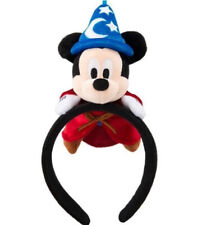 Disney Resort Ears HeadBand FANTASIA Mickey Mouse Plush Doll wizard New picture