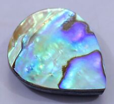 30 CT 100% NATURAL RAINBOW FIRE ABALONE SHELL PEAR CABOCHON GEMSTONE EM-750 picture