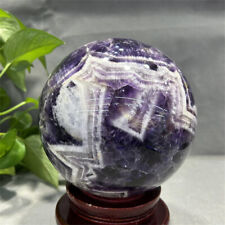 9.46LB Natural Dreamy Amethyst ball Quartz crystal Sphere Crystal Reiki Healing picture