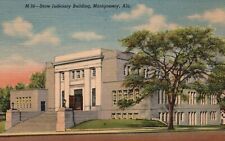 Vintage Postcard 1930's State Judiciary Building Court Chambers Montgomery AL picture