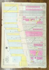 1916 CHELSEA MANHATTAN NEW YORK CITY Street Map ~ HUDSON RIVER ~ W23rd - W32nd picture