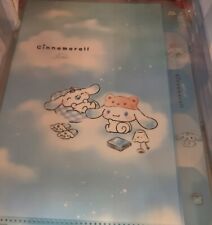 Sanrio Character Cinnamoroll Milk A4 Die Cut 5 Index Clear File Folder Sky Room picture