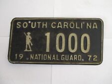 NICE 1972  South Carolina #1000 License Plate Tag picture