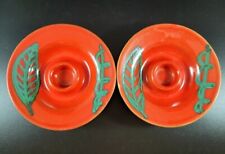 Vintage Handpainted Italian Candle Holders set of 2 picture