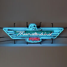 Ford Thunderbird Neon sign T-Bird wall lamp light convertible Coupe 1955 2005 picture