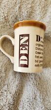 Vintage KilnCraft England Den Or Dennis Name Mug picture