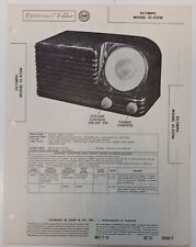 Photo Fact 1951 Olympic Model 51-421W Radio. picture