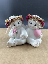 Dreamsicles Two Cherubs With Rose And Heart Figurine COMBINED SHIP $1 PER MULT picture
