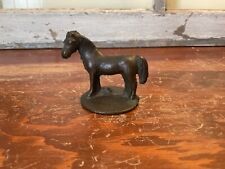 Antique Horse Cast Iron Small Metal Farm Animal Toy Figure picture