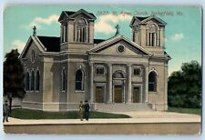 Springfield Missouri MO Postcard St. Agnes Church Exterior Building 1912 Vintage picture