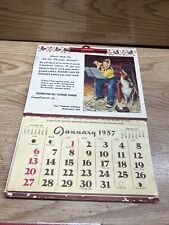 Original 1957 Calendar by Southwestern Bell Telephone Company Unused With Pencil picture