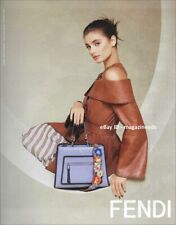 FENDI 1-Page PRINT AD Spring 2018 TAYLOR HILL Karl Lagerfeld PRETTY WOMAN picture