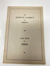 The Jewett Family of America Year Book 1968 Rowley MA genealogy reunion booklet picture