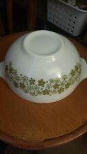 Vintage Pyrex Crazy Daisy Spring Blossom Cinderella 443 Mixing Bowl 2.5 Qt Oven picture