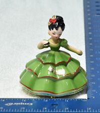 Vintage Josef Originals Little Internationals Mexico Green Dress Figurine picture