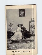 Postcard Another Monoply Man Kissing a Woman picture