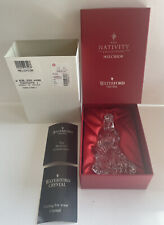 WATERFORD CRYSTAL NATIVITY COLLECTION MELCHIOR WISEMAN SCULPTURE FIGURINE IN BOX picture