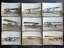 WWI French Aircraft (17) Photos Lot SPAD Nieuport Voisin Caudron WW1 Aviation picture