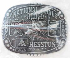 NOS 2004 HESSTON NATIONAL FINALS RODEO BELT BUCKLE - ORIGNINAL WRAPPER picture