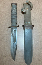 KA BAR Fighting Knife WWII USN MK2 MARK 2 & Nord 8114 B M Co picture