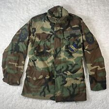 Vintage 97 Air Force Cold Weather Field Coat Small Long Camo Hooded picture