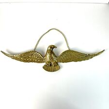 Vintage Brass American Eagle Wall Plaque Hanging Decor 16” Patriotic picture