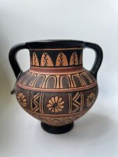 VTG Greek Cyprus T Moeses Handmade Numbered 86 Small Vase picture