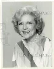 1985 Press Photo Actress Betty White In Television Comedy Series 