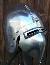 Christmas 14 gauge Steel Medieval klappvisor bascinet Helmet PG60 picture