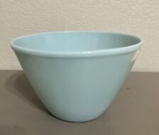 Vintage 1950s Fire King Azurite Blue Mixing Bowl by Anchor Hocking 1 1/2 Quart picture