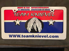 Robbie Knievel License Plate Frame and Team Insert picture