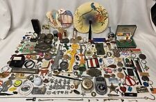 Huge Junk Drawer Lot  - Jewelry, Toys, Pinbacks, Patches, Ink Pen + picture