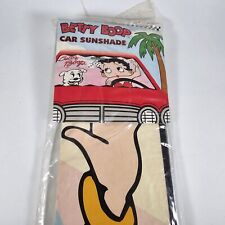 2002 RARE VINTAGE-Betty Boop/Pudgy Car Sunshade Windshield Sun visor UNOPENED picture
