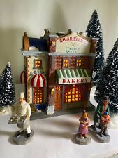 Vintage 2002 Lemax Christmas Village Porcelain Chiariellos Italian Bakery NO Box picture