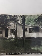 C 1955 Cottage No 2 At Leders Resort On Round Lake Hayward WI RPPC Postcard picture