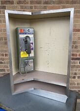 Vintage 60s Motel Lobby Phone Booth Push Button Payphone Telephone Retro Style picture