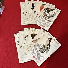 1929-1934 Coca Cola “The World Of Nature” Complete Card Set (12) w/ Cover  Birds picture