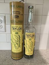 Colonel EH Taylor Barrel Proof  Bourbon Empty Bottle & Tube Unrinsed Batch 11 picture