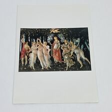 Vintage Phaidon Greeting Card “Spring” Sandro Botticelli Three Graces Venus P1 picture