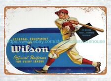 Wilson Sporting Goods Baseball metal tin sign cottage shop picture