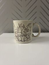 Naughty Bunny Rabbit Mug Designed By Taylor & Ng. Made In Japan picture
