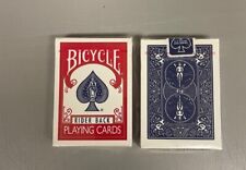 2 BRAND NEW Sealed Decks Bicycle Rider Back Red+Blue 808 POKER SIZE ING picture