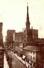 c1912 View of Fourth Street From Main Street Cincinnati Ohio Vintage Postcard picture
