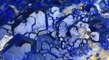 177GM Extremely Rare Natural Blue HAUYNE Crystals On Matrix Specimen Afghanistan picture