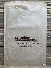 Vintage Ohio Historical Society Columbus Ohio Souvenir Gift Shop Paper Bag picture
