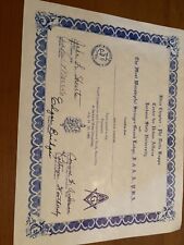 Phi Delta Kappa Utica Chapter 1985 Certificate Jackson State University EX FS picture