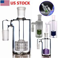 1x 90 ° 14mm Ash Catcher 90 Degree Glass Water Bong Thick Pyrex Glass Fitter. picture