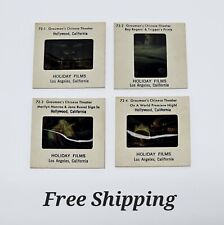 4 Vintage Photo Film Slides Grauman's Chinese Theatre Marilyn Monroe Roy Rogers picture